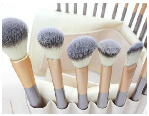 Persian Champagne Makeup Brush Set