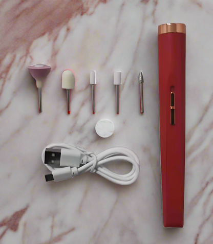 5-in-1 Manicure and Pedicure Set with LED